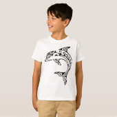 T-shirt Dauphin maori (Devant entier)