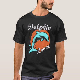 T-shirt Dauphin Nage Animal Zoo Poisson Nage Mer Naturel