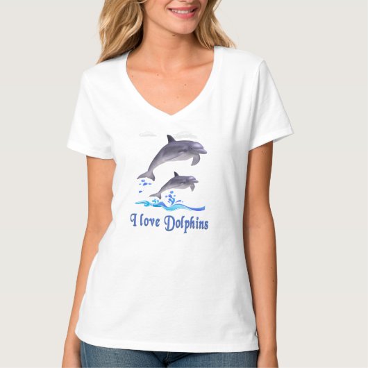 T-shirt dauphins (Devant)