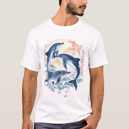 T-shirt dauphins (Devant)