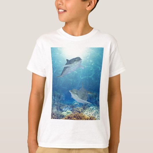 T-shirt dauphins heureux (Devant)