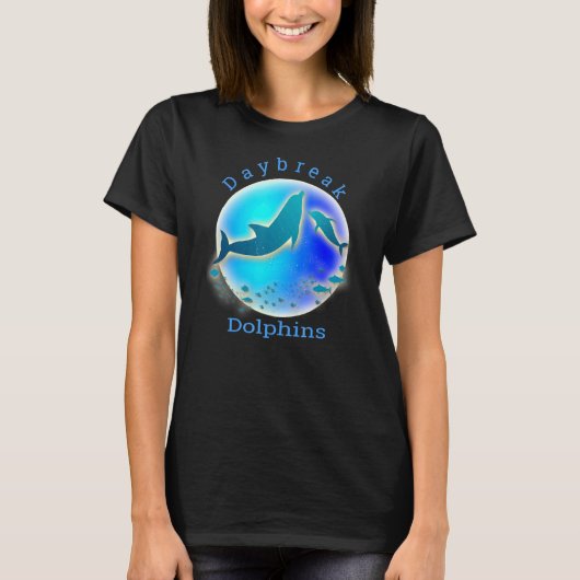 T-shirt Dauphins lumineux Daybreak école élémentaire Ut Sp (Devant)
