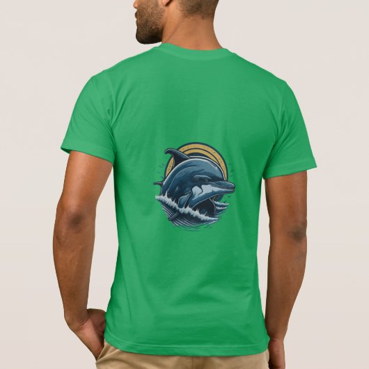 T-shirt Dauphins Majestic Splash (Dos)