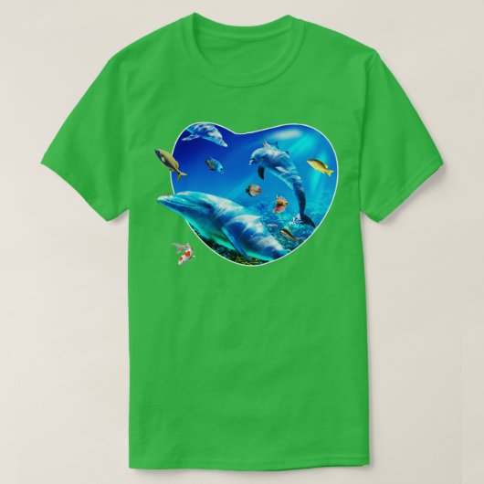 T-shirt Dauphins sous-marins 2 (Design devant)