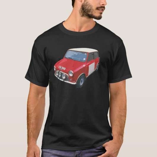 T-shirt d'Austin Mini Cooper S CRX 88B de travaux (Devant)