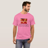 T-shirt d'autisme, fleurs (Devant entier)
