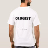 T-shirt d'AUTOPARTSOLOGIST (Dos)