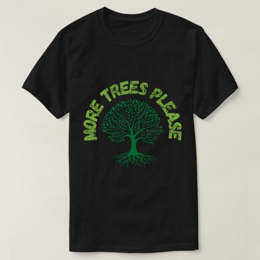 T-shirt D'Autres Arbres S'Il Vous Plaît. (Design devant)