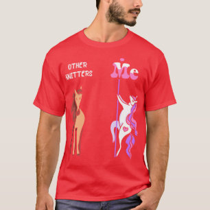 T-shirt D'autres tricots Me Tee Unicorn Knitter Funny Don