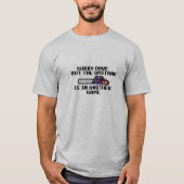 T-shirt Dave désolé - tronçonneuse (Devant)