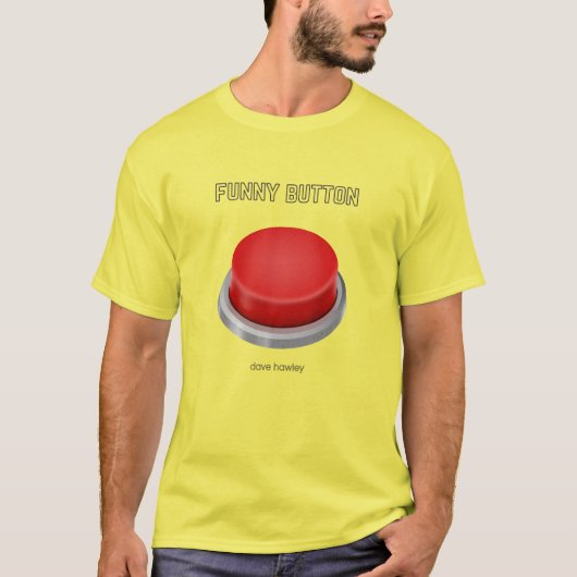 T-shirt Dave Hawley Funny Button (Devant)