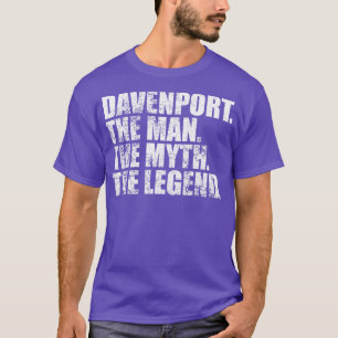 T-shirt DavenportDavenport Nom de famille Davenport nom de
