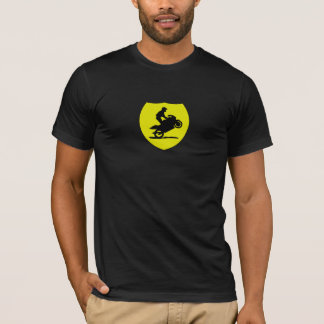 T-shirt d'avertissement de Wheelie