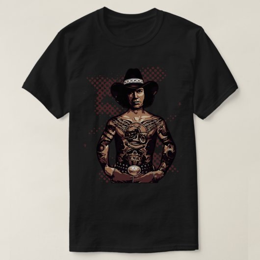 T-shirt David Allan Coe Tattoo (Design devant)