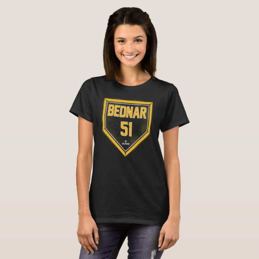 T-shirt David Bednar Home Plate Gameday David Bednar Pitts (Devant entier)