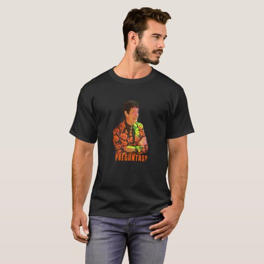 T-shirt David Citrouilles Preguntas Toutes Questions Mens (Devant entier)