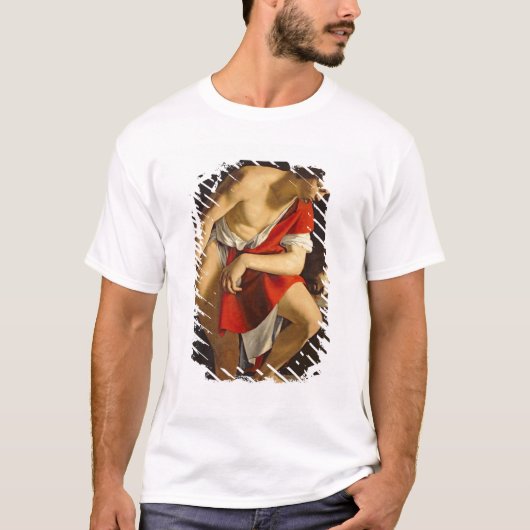 T-shirt David contemplant la tête de Goliath (Devant)