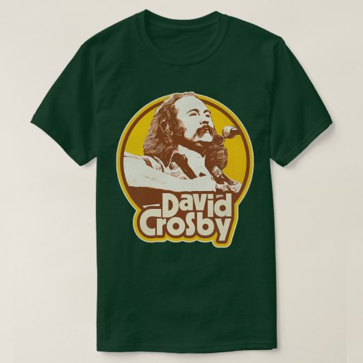 T-shirt David Crosby (Design devant)