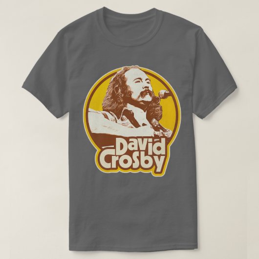 T-shirt David Crosby (Design devant)