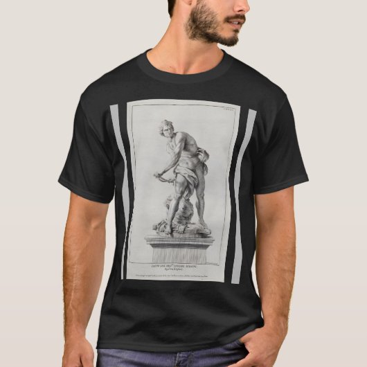 T-shirt David de Bernini dans une gravure de Nicolas Dorig (Devant)