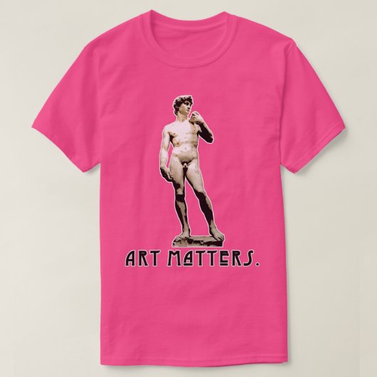 T-shirt David de Michel-Ange ART MATTERS (Design devant)