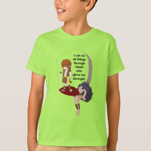T-shirt David et Goliath avec Bible Verse