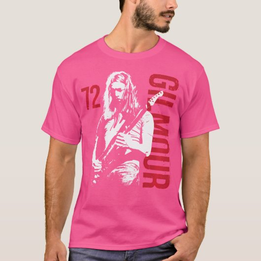 T-shirt David Gilmour - Guitare Gilmour 72 (Devant)