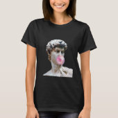 T-shirt David Michelangelo avec Bubblegum Statue Art Man W (Devant)