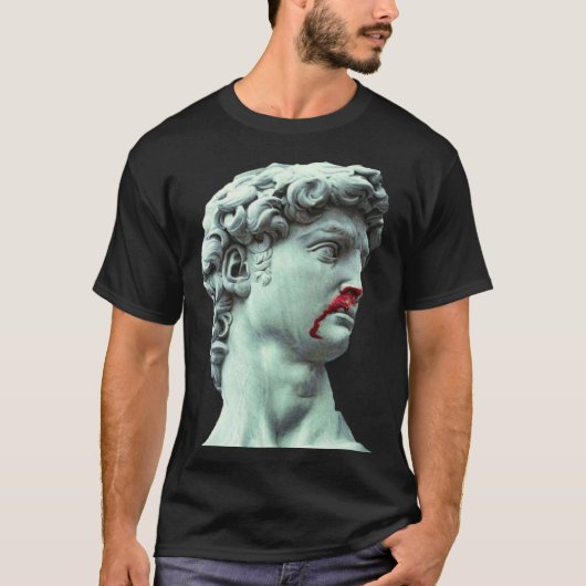 T-shirt David Michelangelo Statue Men s (Devant)