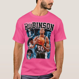 T-shirt David Robinson Basket Signature Retro Vintage