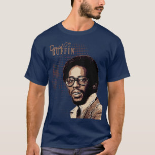 T-shirt David Ruffin Brown Soul Vintage