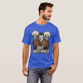 T-shirt David S. Pumpkins - Des questions (Devant entier)
