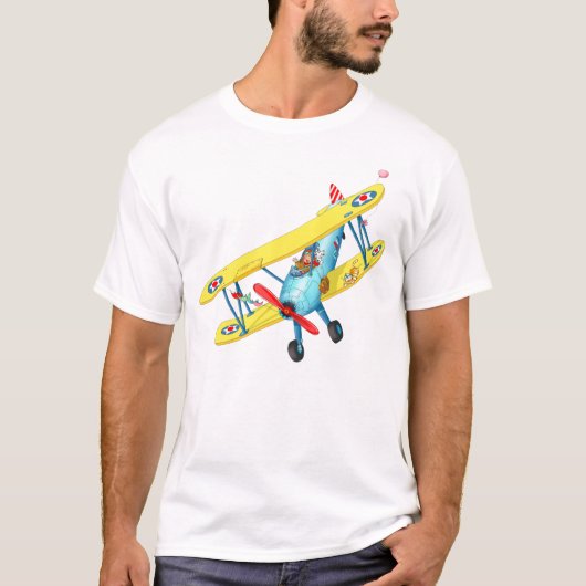 T-shirt d'avion d'enfants (Devant)