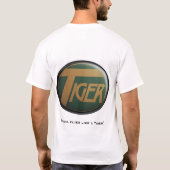 T-shirt d'avions de tigre (Dos)