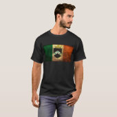 T-shirt Davis Crest Drapeau Irlandais (Devant entier)