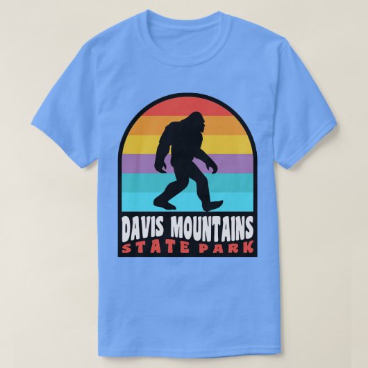 T-shirt Davis Mountains State Park Texas (Design devant)