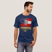T-shirt Davis (patriote du sud) (Devant entier)