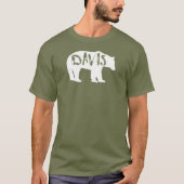 T-shirt Davis West Virginia Bear (Devant)