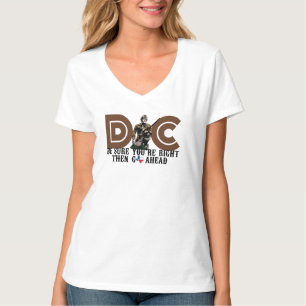 T-shirt Davy Crockett Soyez sûr que vous avez raison, alo