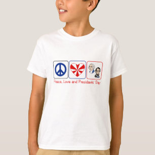 T-shirt Day de paix, d'amour et de Présidents
