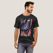 T-shirt Day Of Independence US Flag Belgian Malinois (Devant entier)