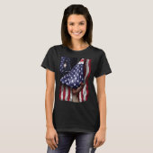 T-shirt Day Of Independence US Flag Newfoundland Dog (Devant entier)