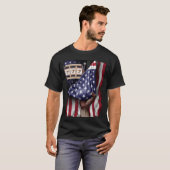 T-shirt Day Of Independence US Flag Slot Machine (Devant entier)