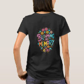 T-shirt Day of the dead, Blooming in memory (Dos)