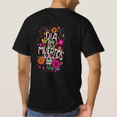 T-shirt Day of the dead, Elegance never fades (Dos)