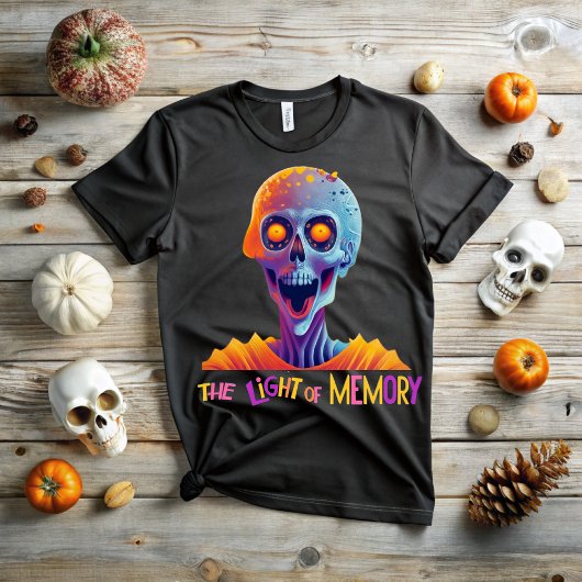 T-shirt Day of the dead, The light of memory