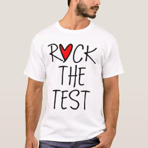 T-shirt Day Rock The Test Teacher Test Day Funny Teache
