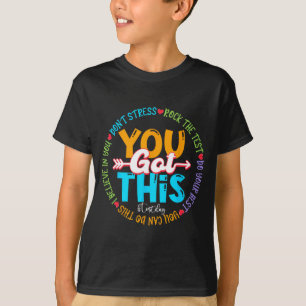 T-shirt Day Rock The Test Teacher Test Day Vous Avez Obten