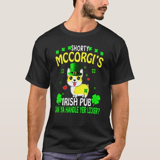T-shirt Day Shorty Mccorgi Irish Pub (Devant)
