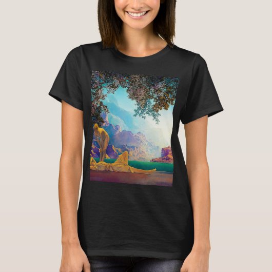 T-shirt Daybreak, 1922 par Maxfield Parrish (Devant)